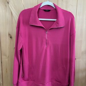 Amazon Fuchsia Women's Quarter-Zip Sweatshirt